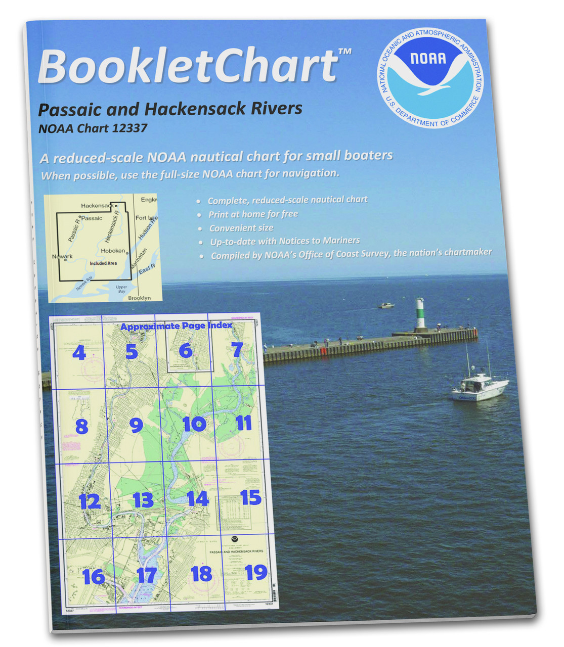 NOAA BookletChart 12337: Passaic and Hackensack Rivers