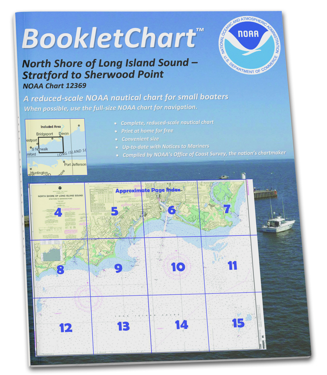 NOAA BookletChart 12369: North Shore of Long Island Sound Stratford to Sherwood Point