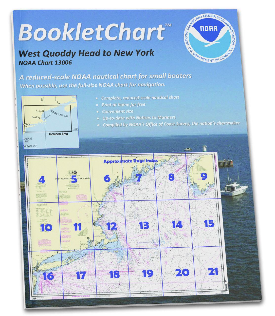 NOAA BookletChart 13006: West Quoddy Head to New York