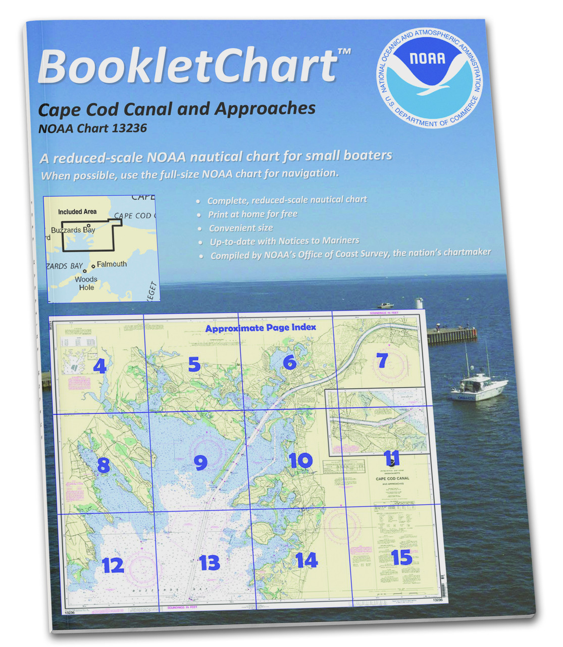 NOAA BookletChart 13236: Cape Cod Canal and Approaches