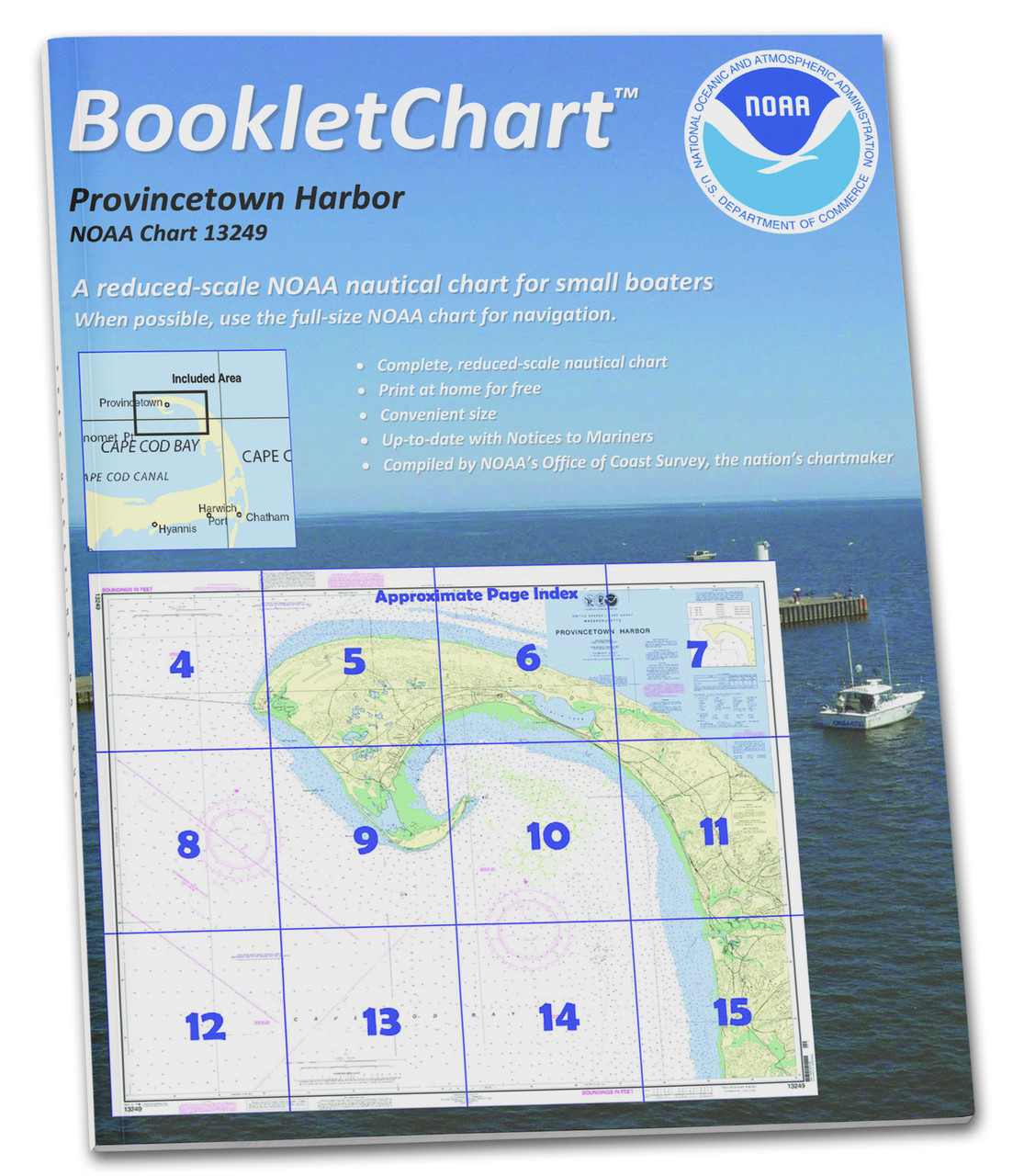 NOAA Booklet Chart 13249: Provincetown Harbor