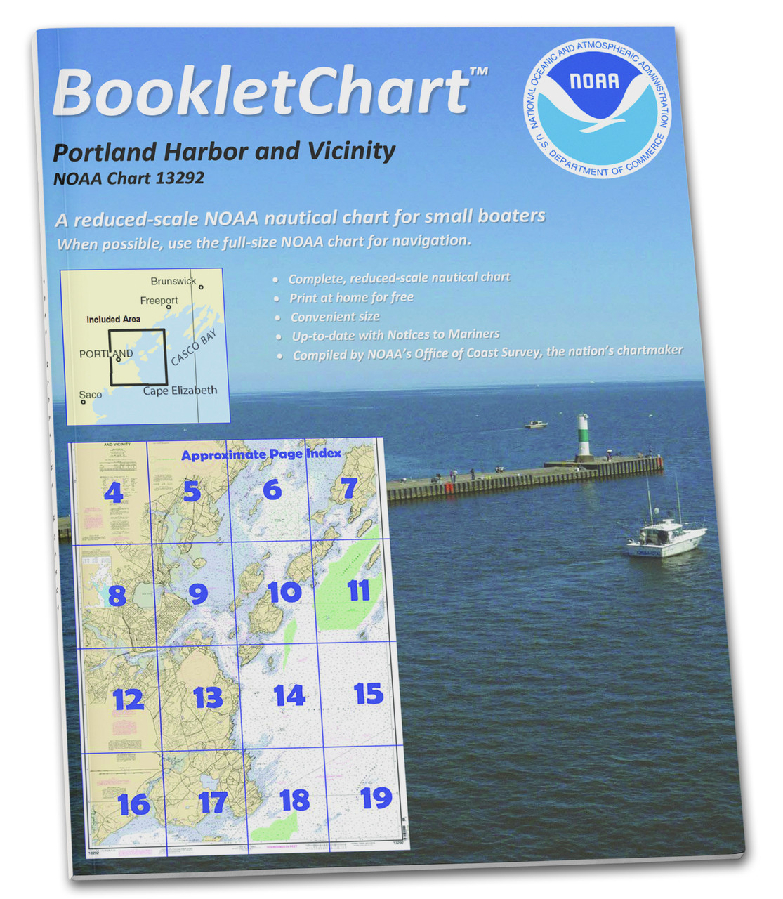 NOAA BookletChart 13292: Portland Harbor and Vicinity