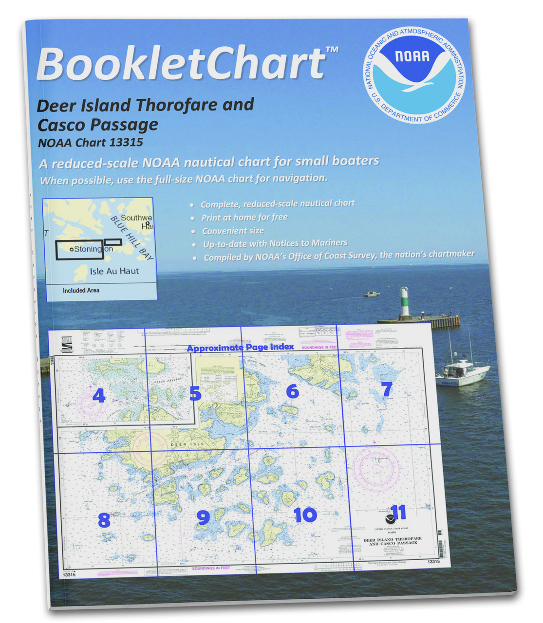 NOAA BookletChart 13315: Deer Island Thorofare and Casco Passage