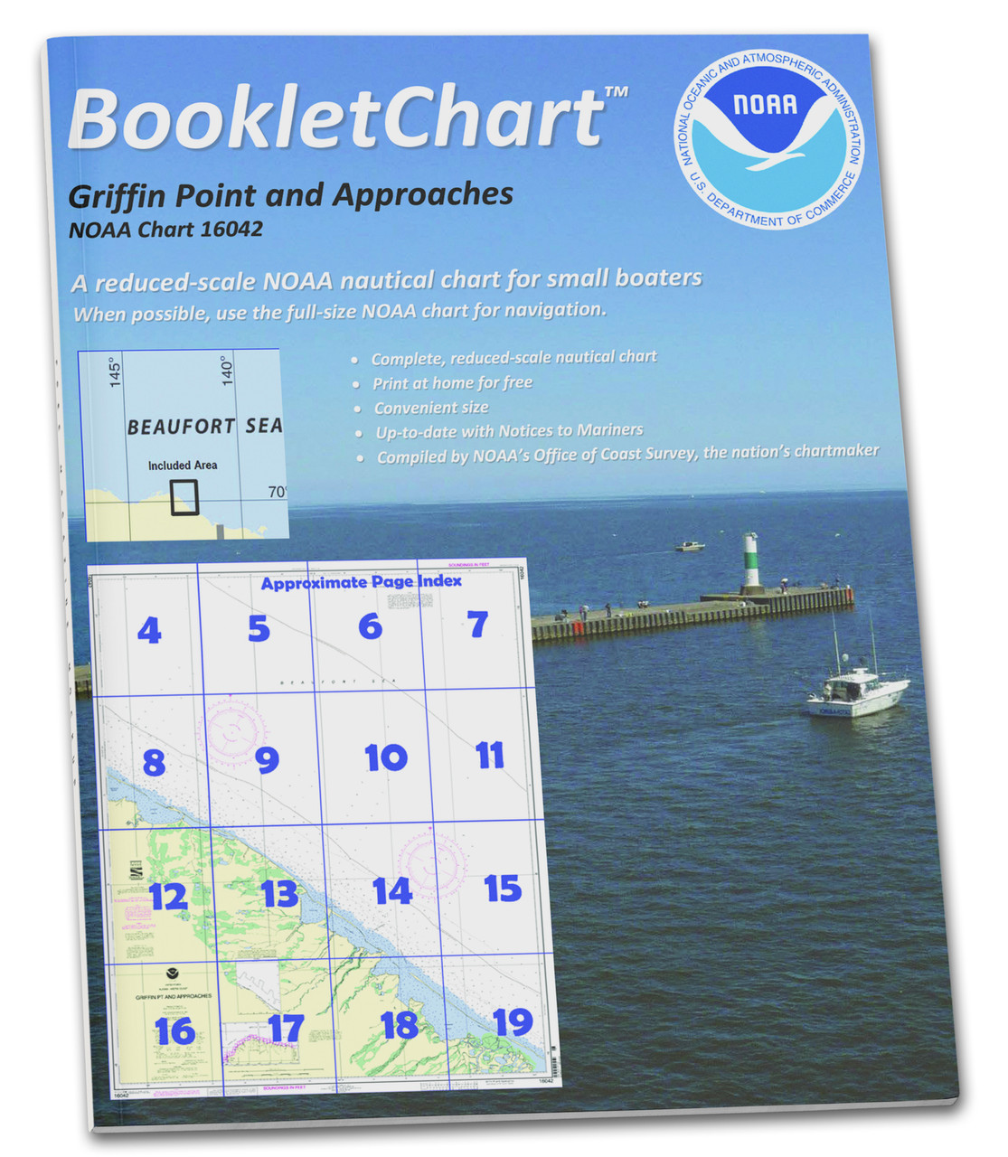 HISTORICAL NOAA Booklet Chart 16042: Griffin Pt. and approaches
