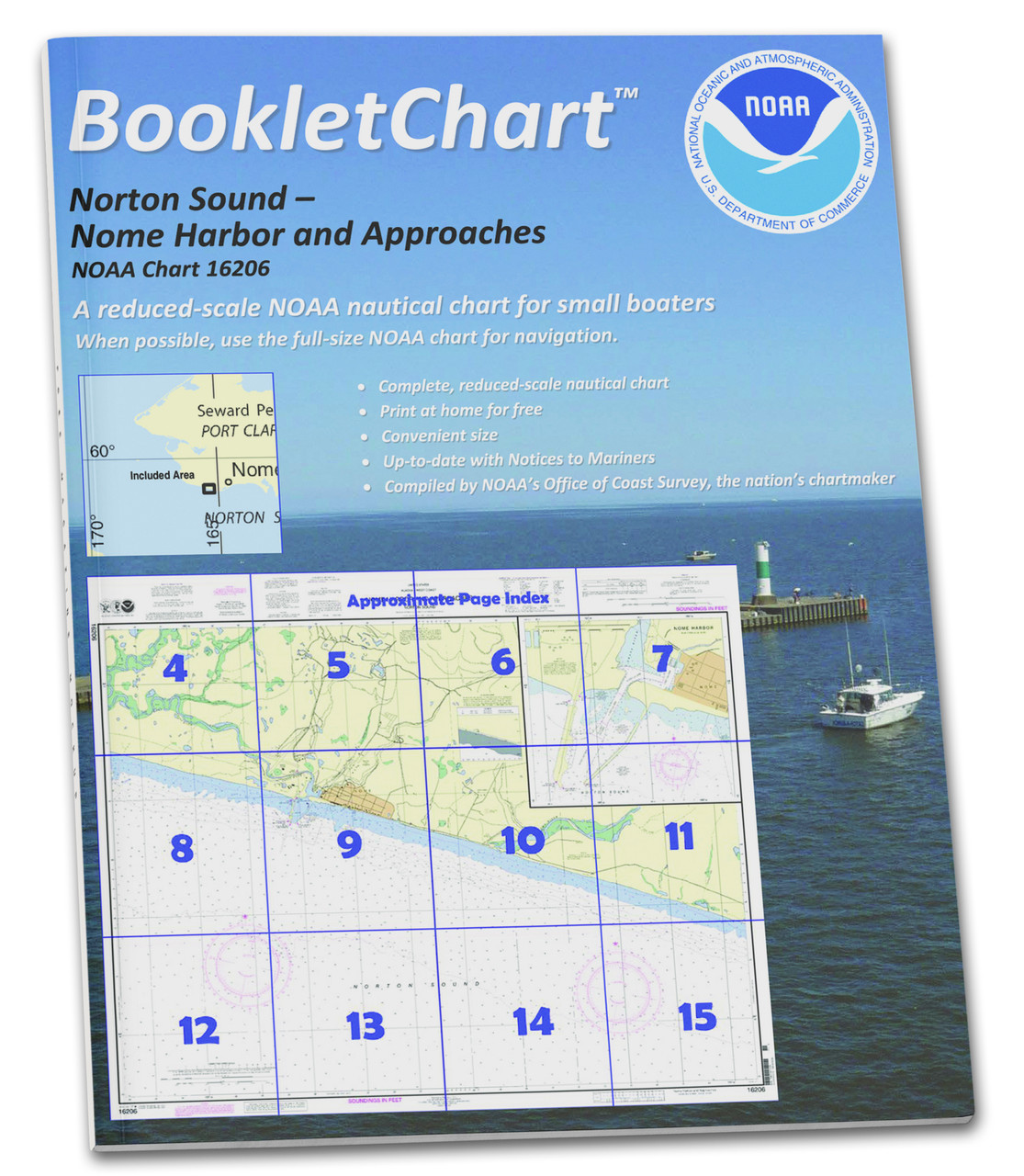 NOAA Booklet Chart 16206: Nome Hbr. and approaches: Norton Sound;Nome Harbor