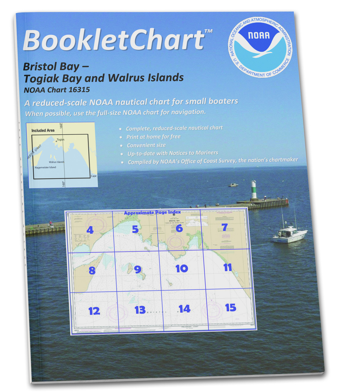 HISTORICAL NOAA BookletChart 16315: Bristol Bay-Togiak Bay and Walrus Islands