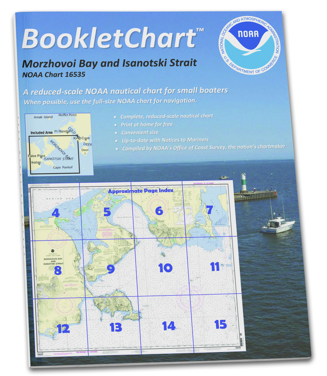 HISTORICAL NOAA BookletChart 16535: Morzhovoi Bay and Isanotski Strait HISTORICAL NOAA BookletChart 16535: Morzhovoi Bay and Isanotski Strait