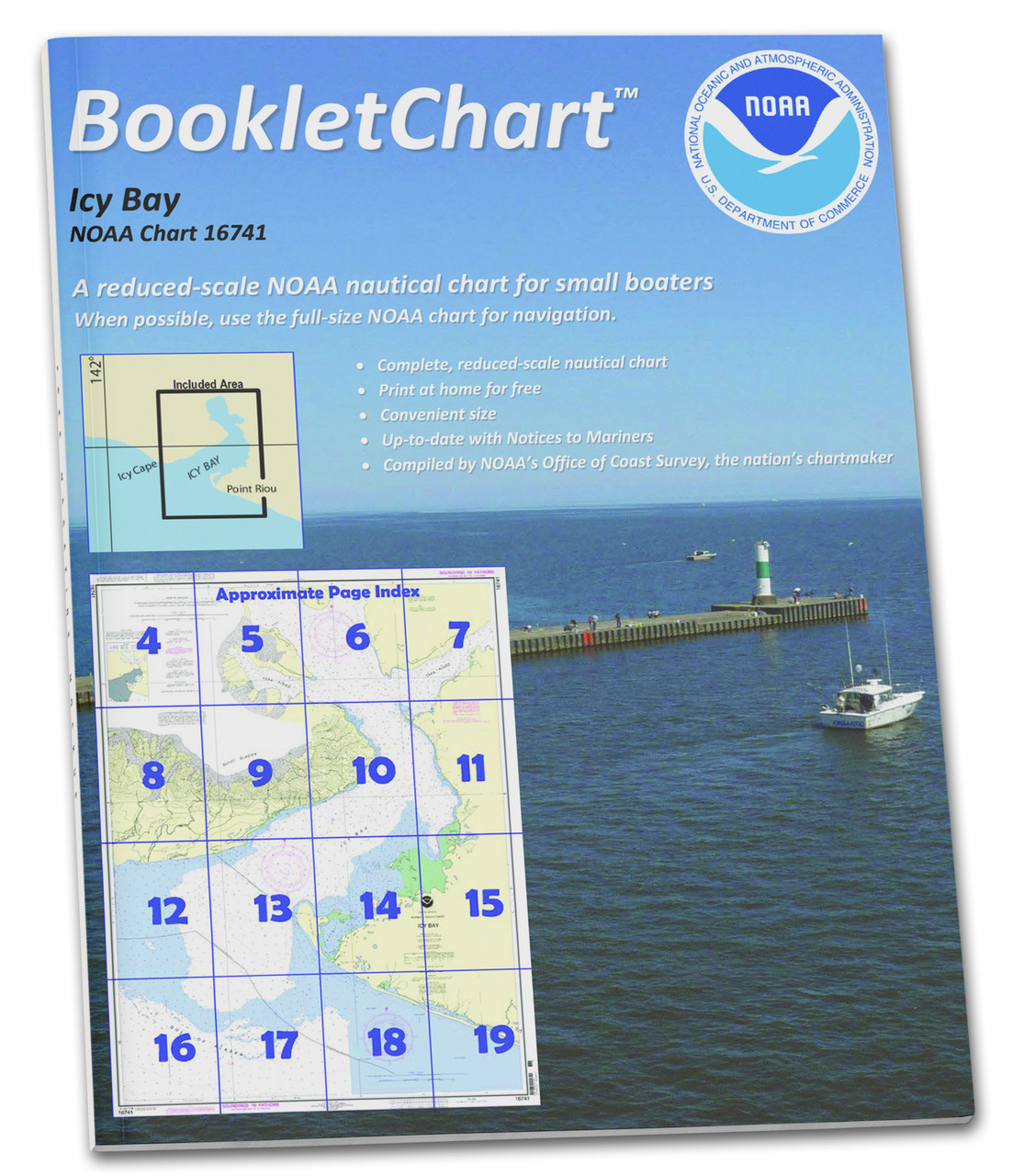 historical NOAA BookletChart 16741: ICY Bay