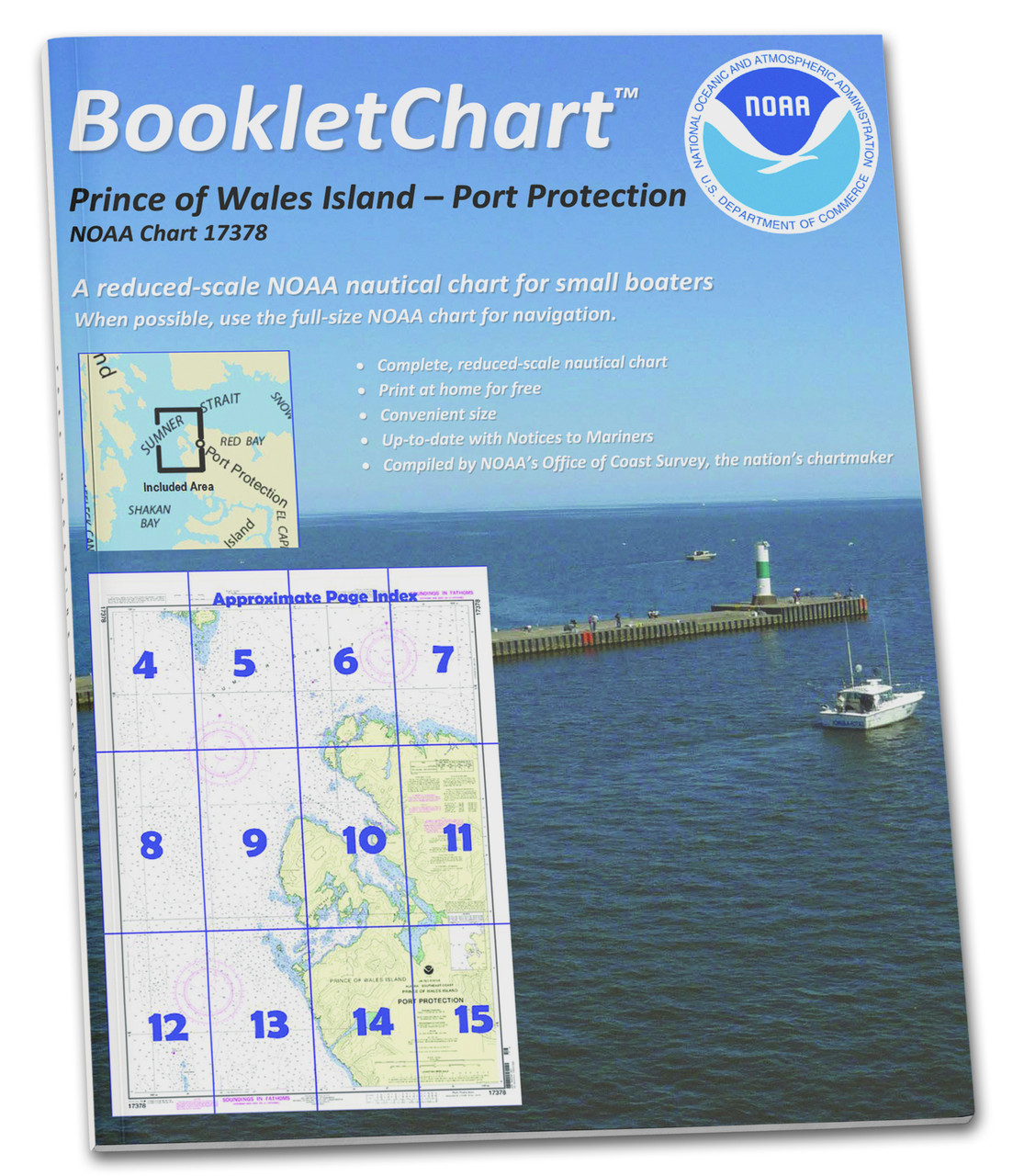 HISTORICAL NOAA BookletChart 17378: Port Protection: Prince of Wales Island