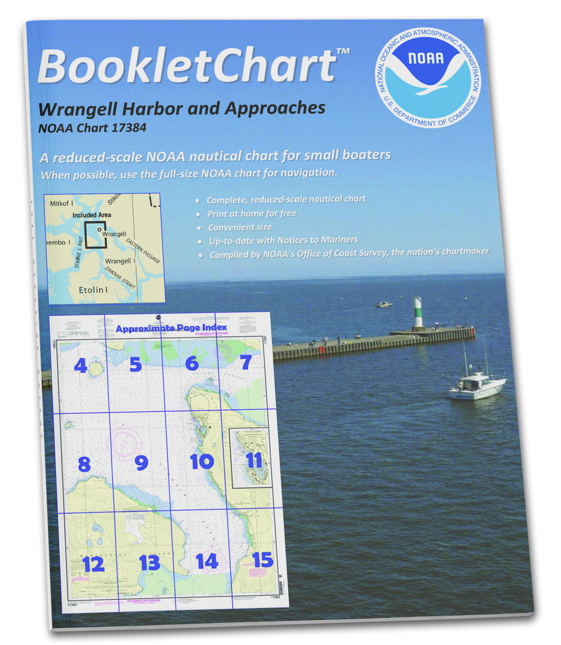 NOAA BookletChart 17384: Wrangell Harbor and approaches;Wrangell Harbor