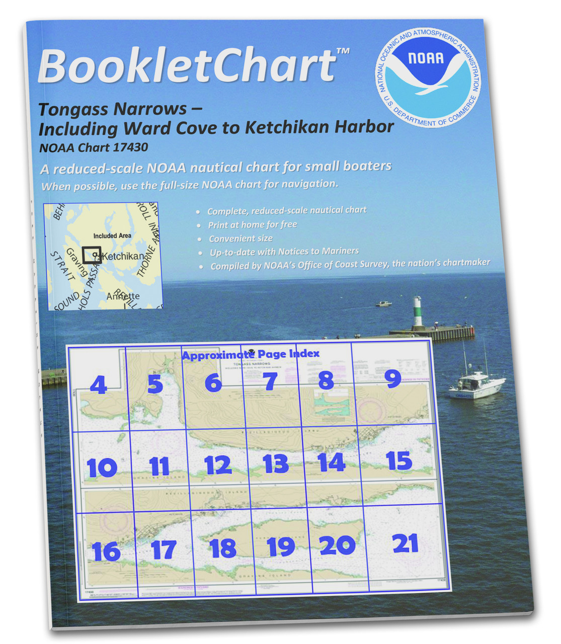 NOAA BookletChart 17430: Tongass Narrows
