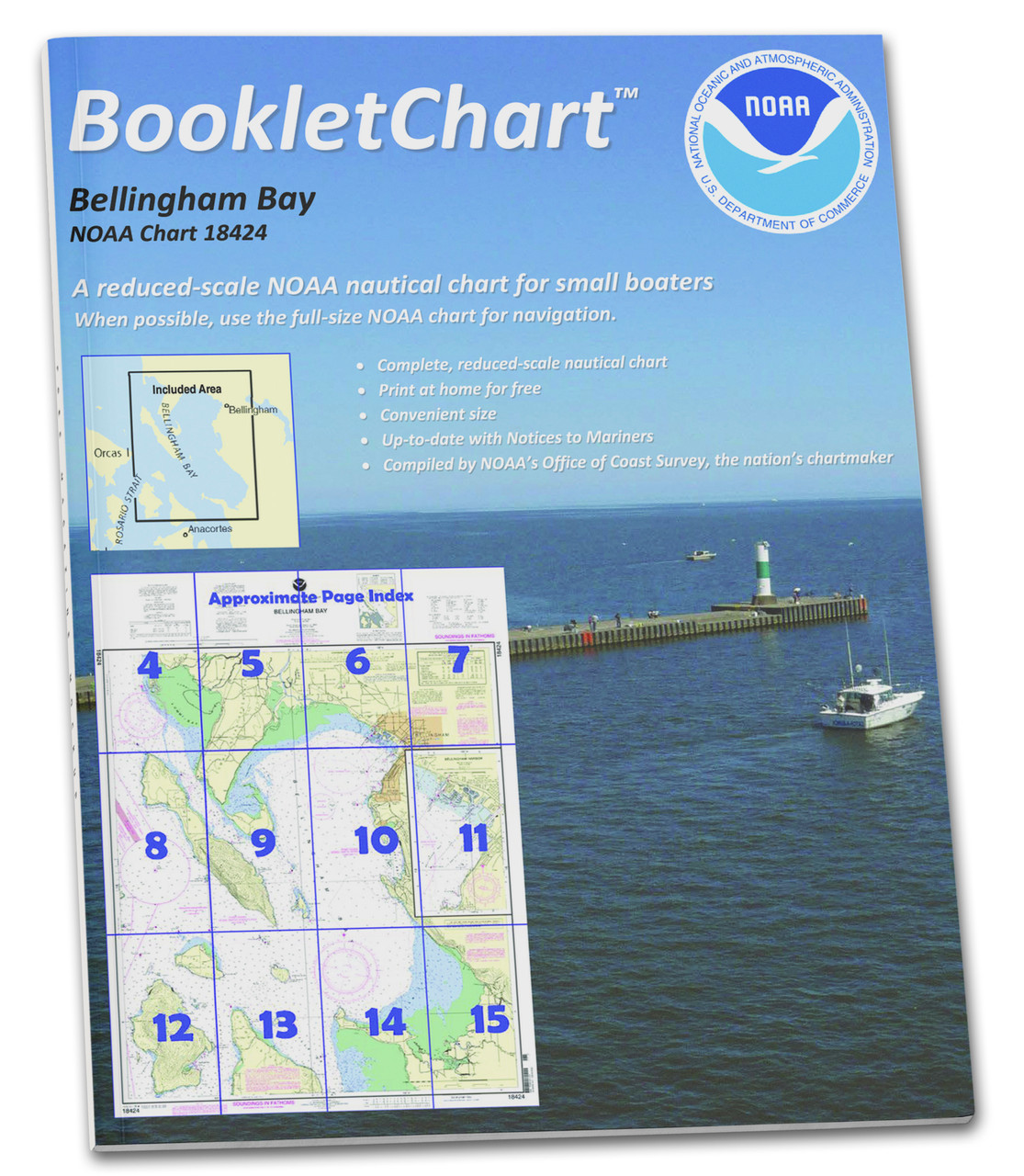 NOAA BookletChart 18424: Bellingham Bay;Bellingham Harbor