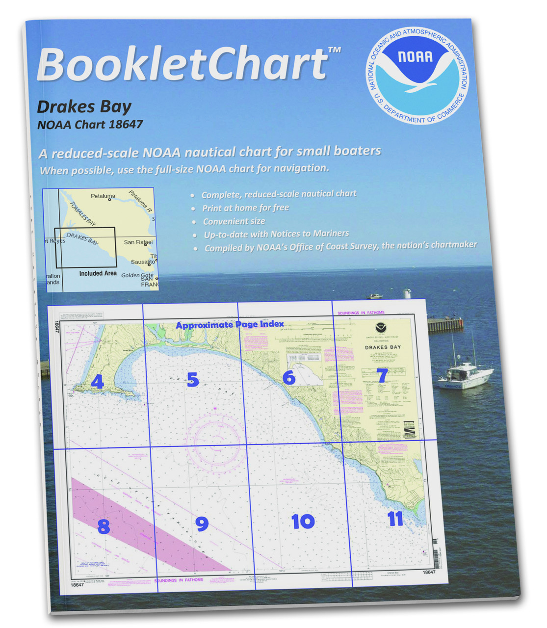 HISTORICAL NOAA BookletChart 18647: Drakes Bay