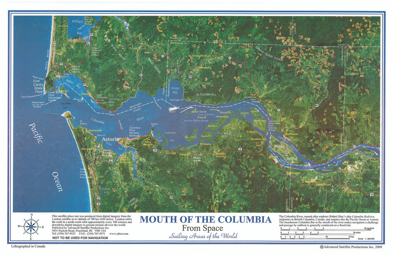 Mouth of the Columbia River Placemat
