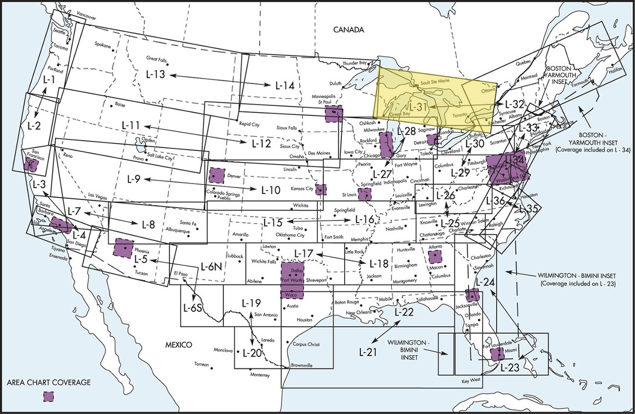 FAA Chart:  Enroute Low Altitude L 31/32