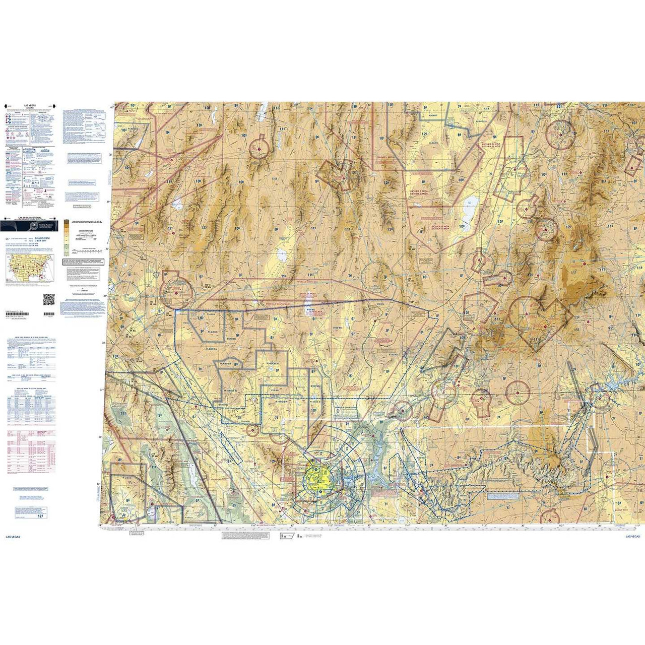 VFR Sectional Charts, Chart: Las Vegas (SLV) [CLONE]