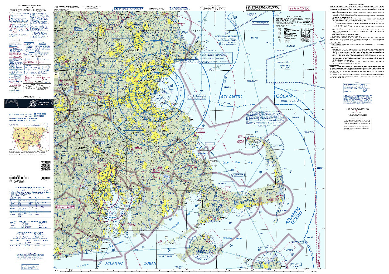 Terminal Area Charts (Folded), Folded Chart: Boston (TBOS)