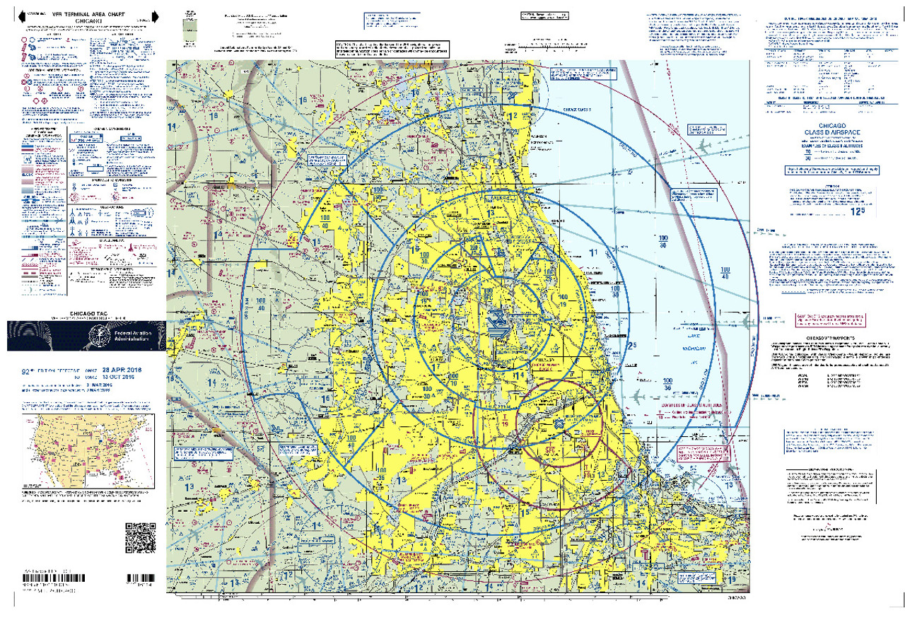 Terminal Area Charts (Folded), Folded Chart: Chicago (TCHI)