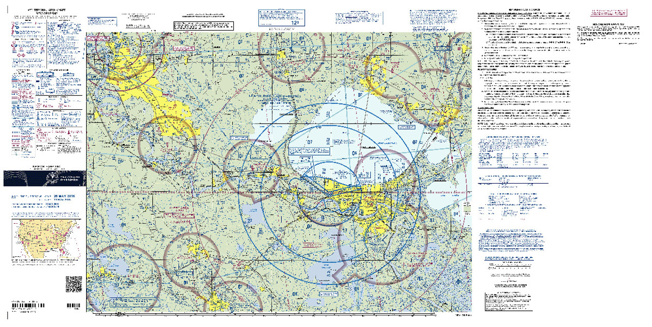 Terminal Area Charts (Folded), Folded Chart: New Orleans (TNO)