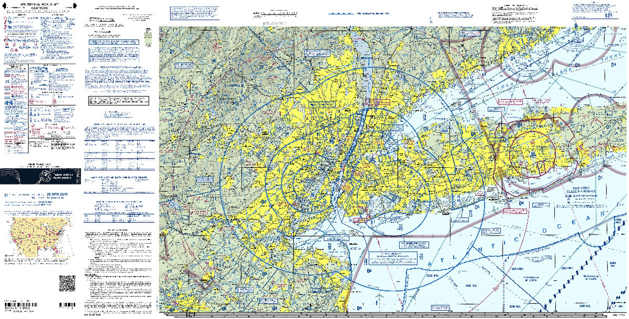 Terminal Area Charts (Folded), Folded Chart: New York (TNY)
