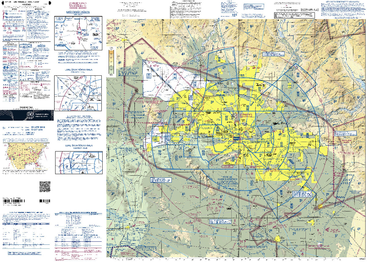 Terminal Area Charts (Folded), Folded Chart: Phoenix (TPHX)