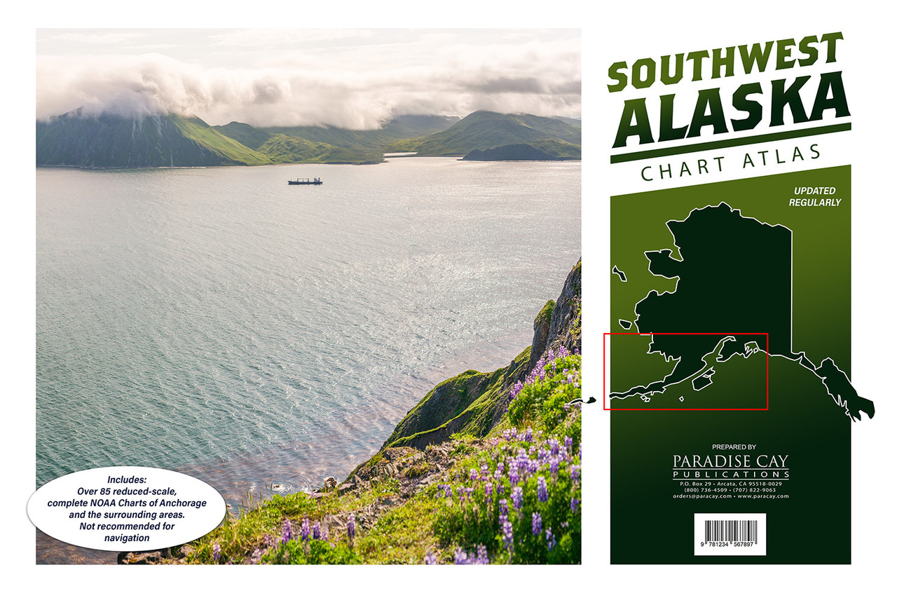 Southwest Alaska Chart Atlas (12x18 Spiral-bound)