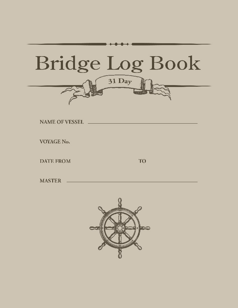 Bridge Log Book (31 day)
