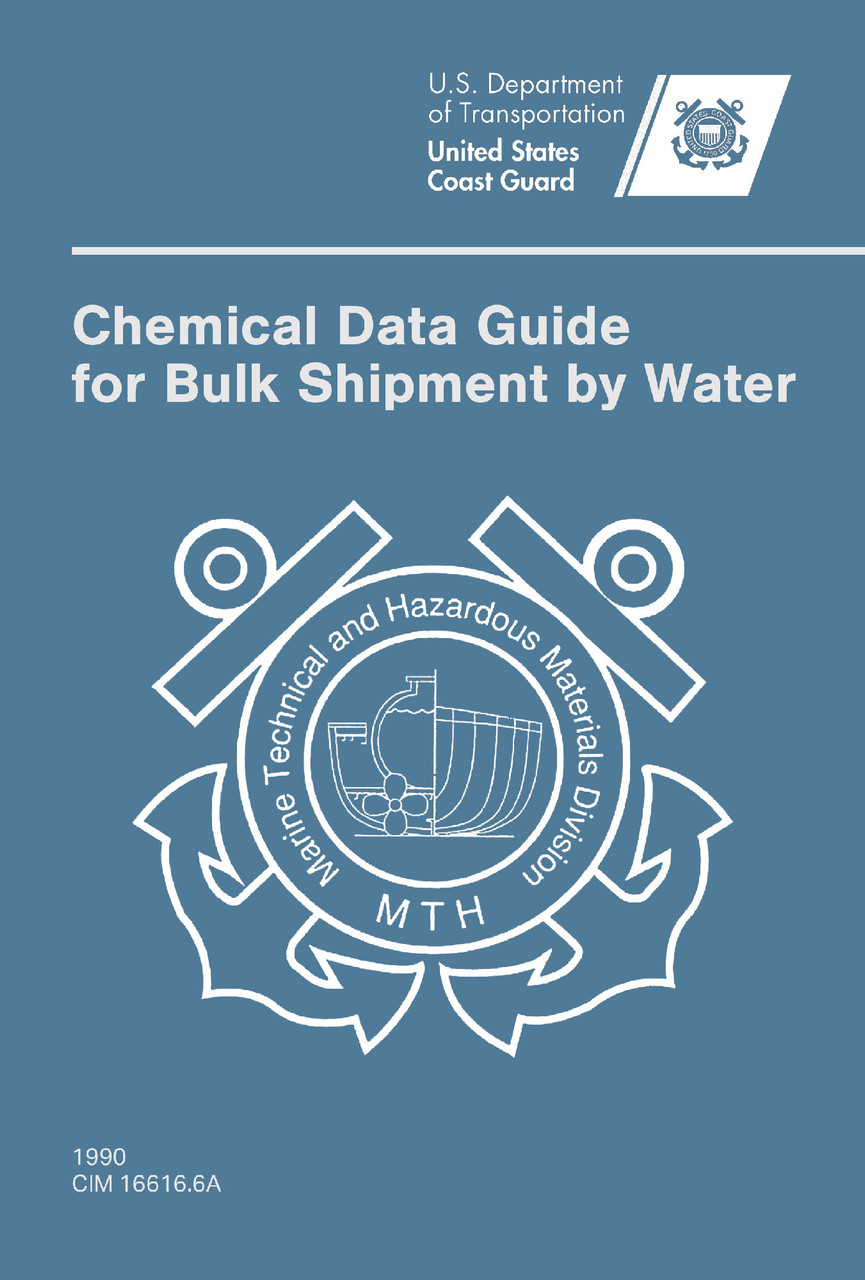 Chemical Data Guide for Bulk Shipment by Water (6x9 Spiral-Bound)