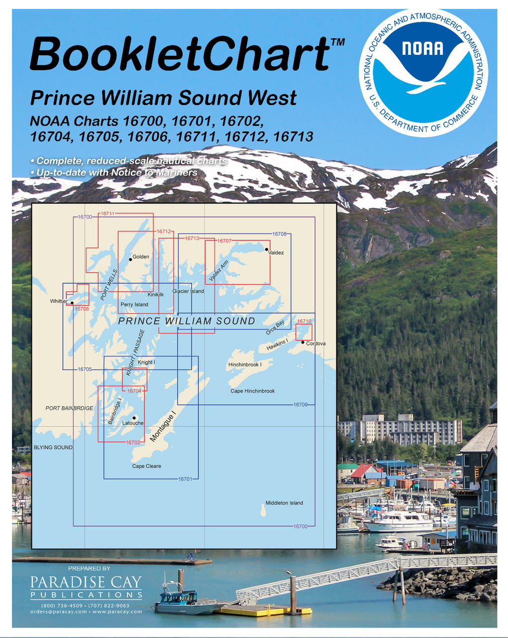 Prince William Sound BookletChart (West)