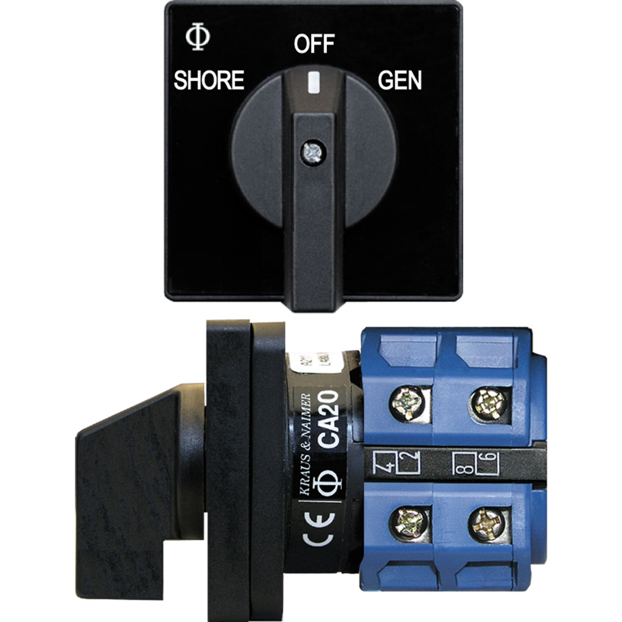 Blue Sea 9009 Switch, AC 120VAC 32A OFF +2 Position [9009]