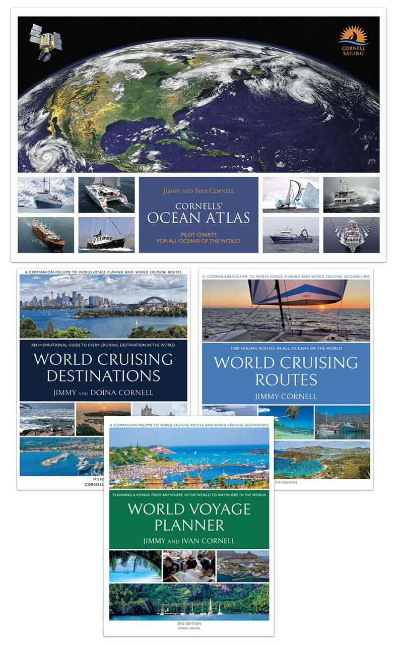 Jimmy Cornell 4-PACK (Includes Destinations, Routes, Planner & Atlas)