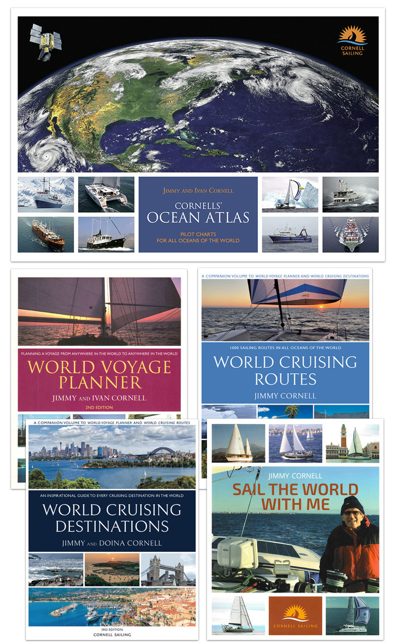 Jimmy Cornell SUPER-PACK (Includes Atlas, Destinations, Routes, Planner & Sail the World with Me)
