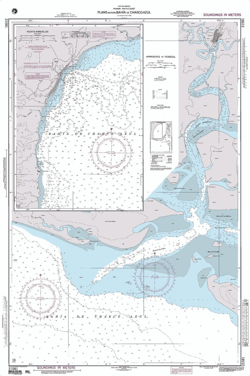 NGA Chart 21581: Puerto Armuelles