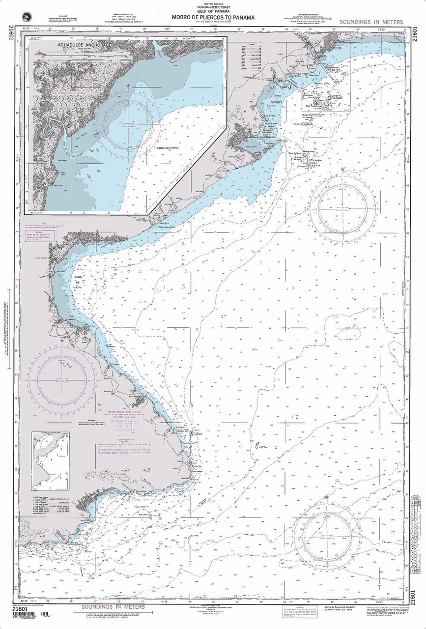 NGA Chart 21601: Morro de Puercos to Panama