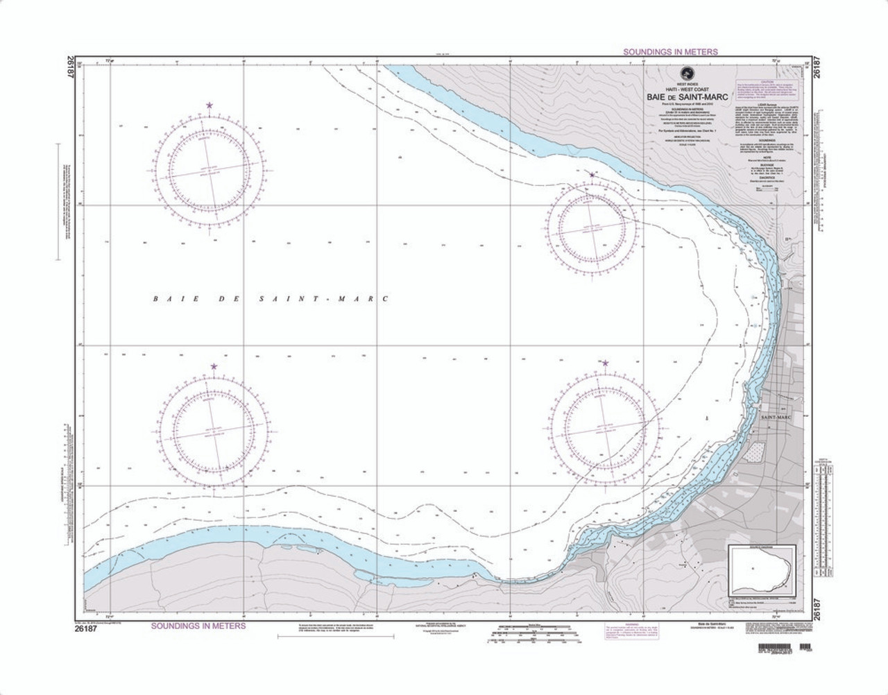NGA Chart 26187: Baie De Saint - Marc