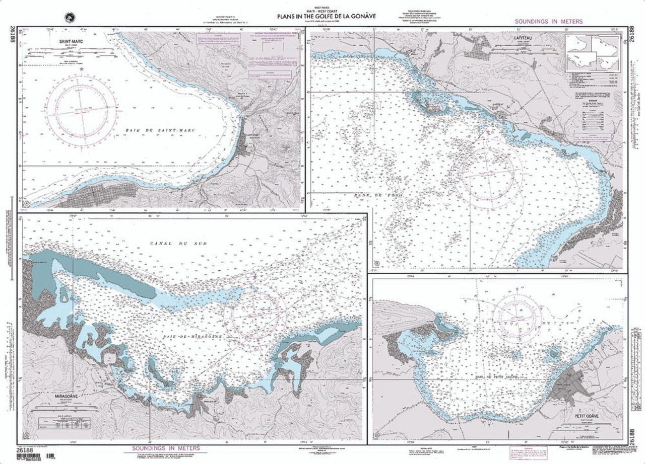 NGA Chart 26188: Plans In The Golfe De La Gonave