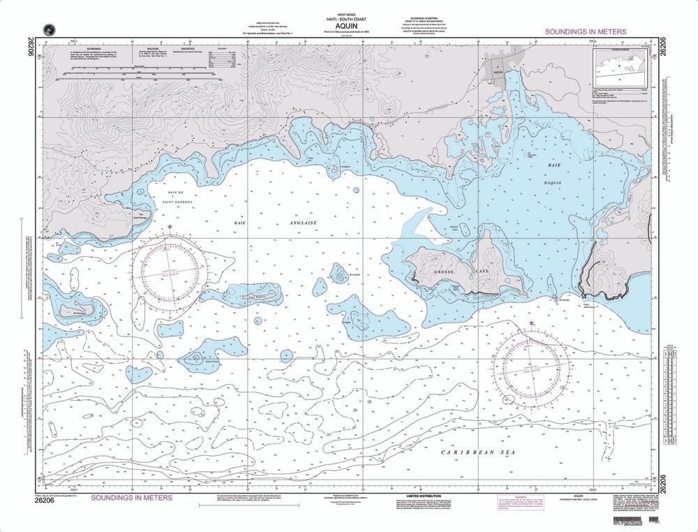 NGA Chart 26206: Aquin