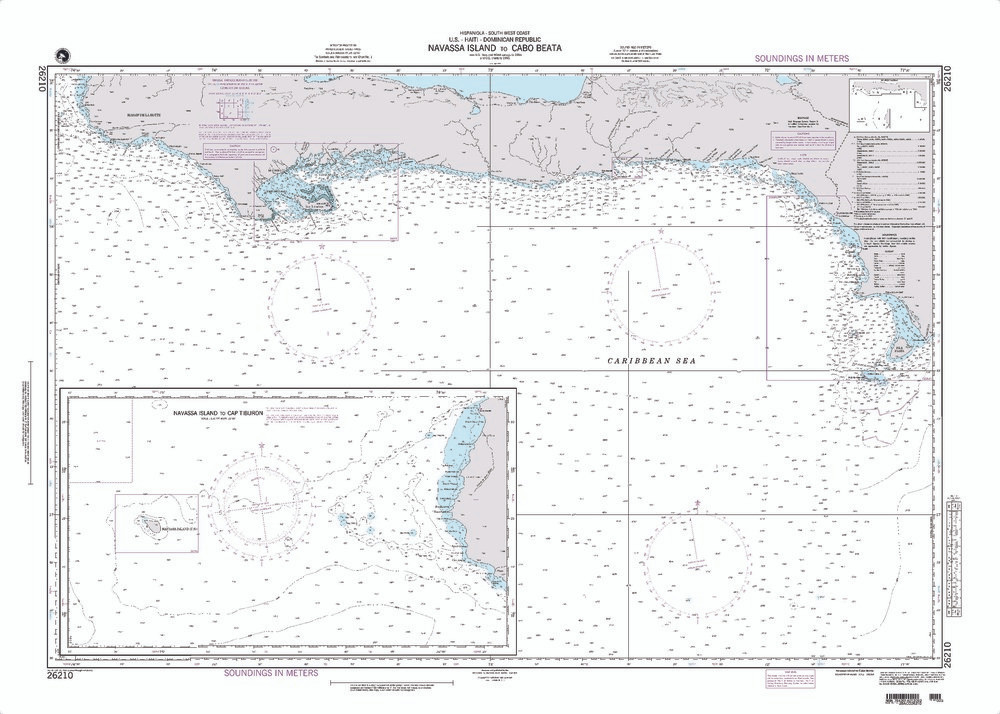 NGA Chart 26210: Navassa Island to Cabo Beata
