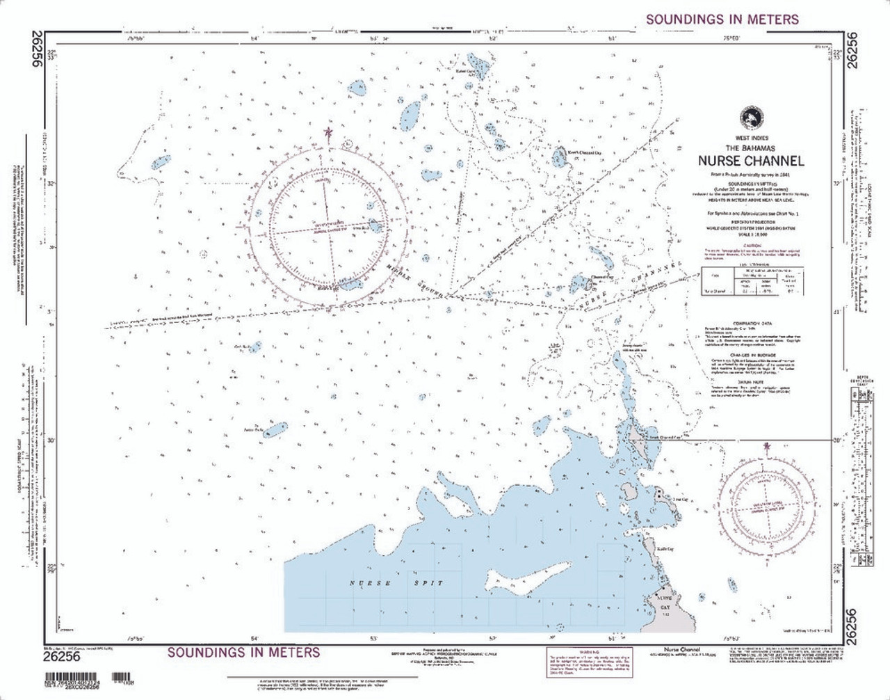 NGA Chart 26256: Nurse Channel