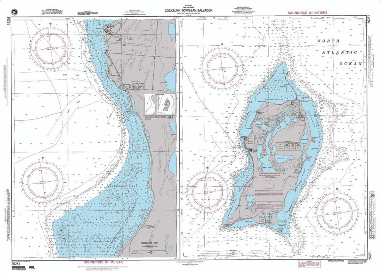 NGA Chart 26281: Cockburn town San Salvador