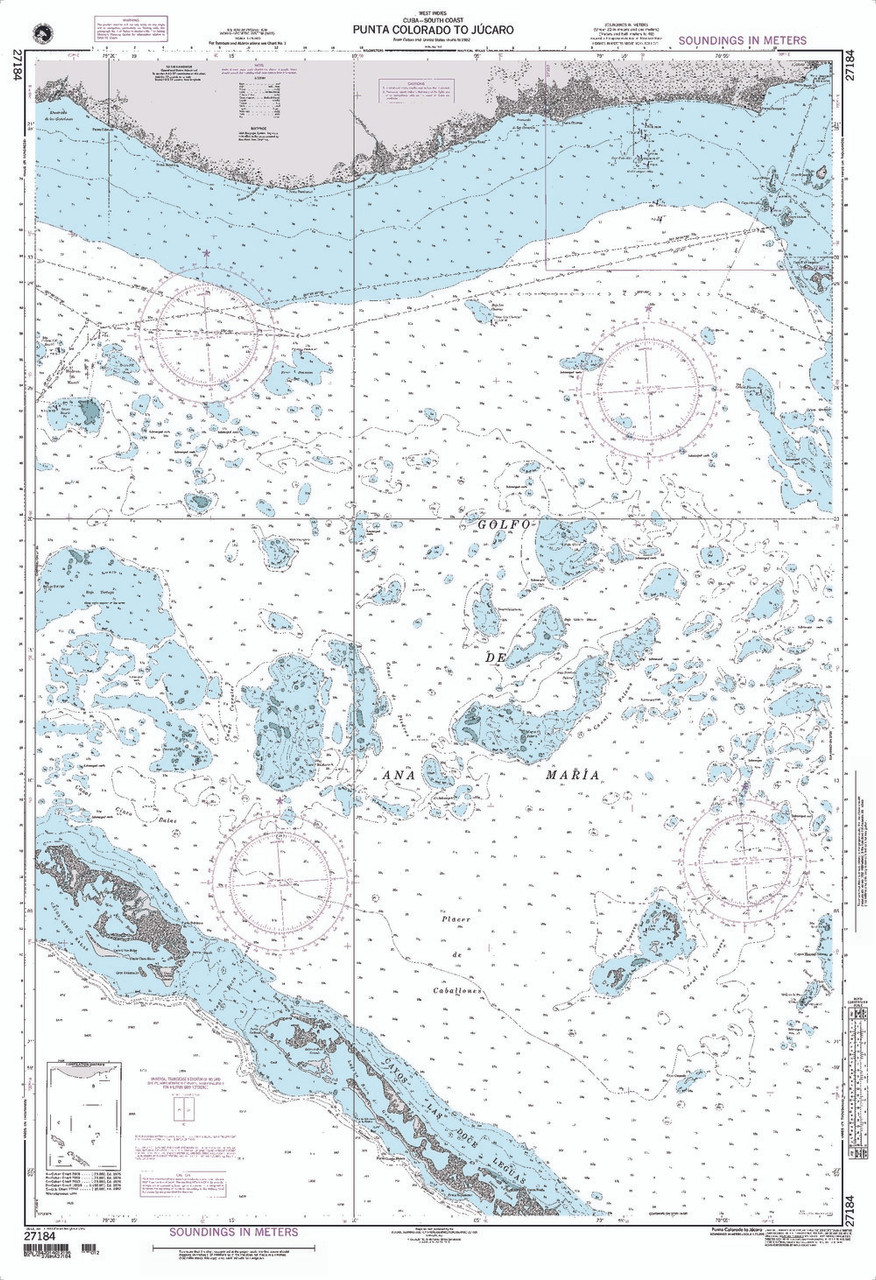 NGA Chart 27184: Punta Colorado to Jucaro