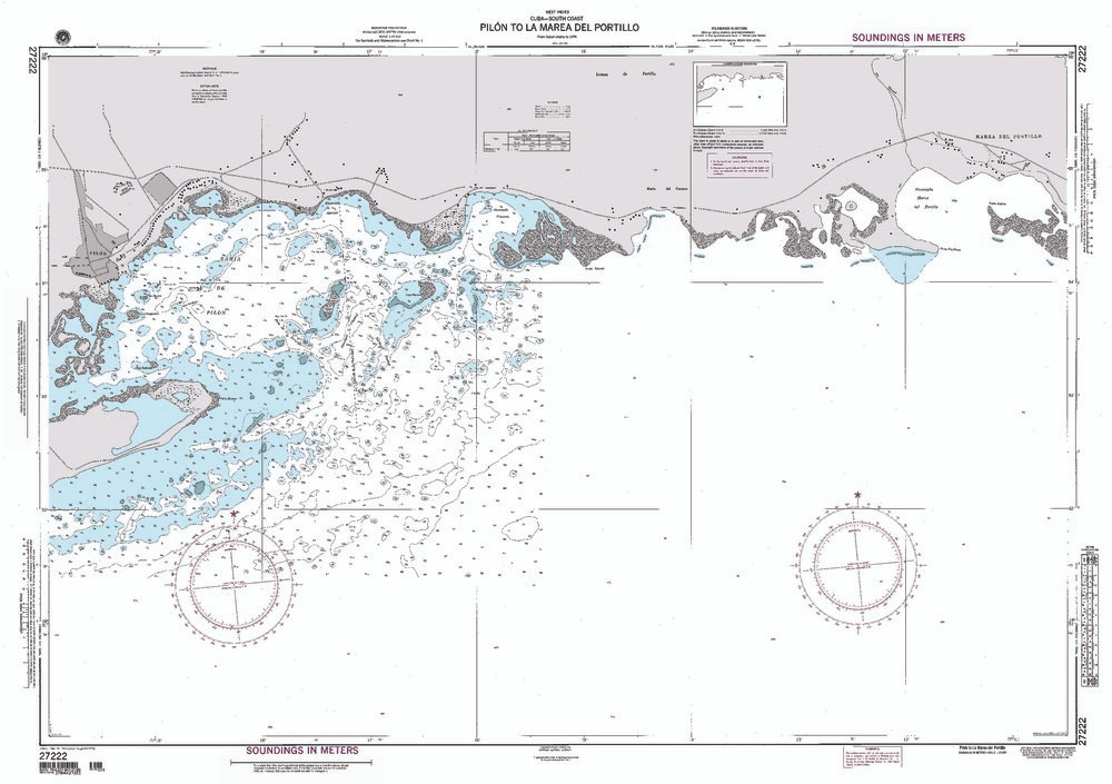 NGA Chart 27222: Pilon to La Marea del Portillo