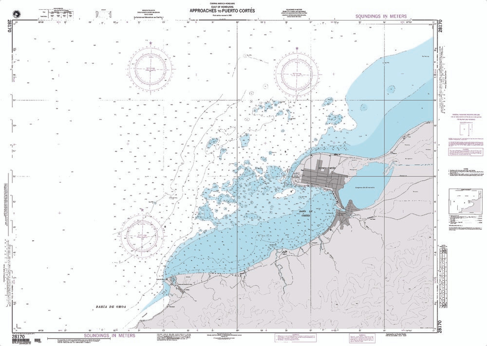 NGA Chart 28170: Gulf of Honduras