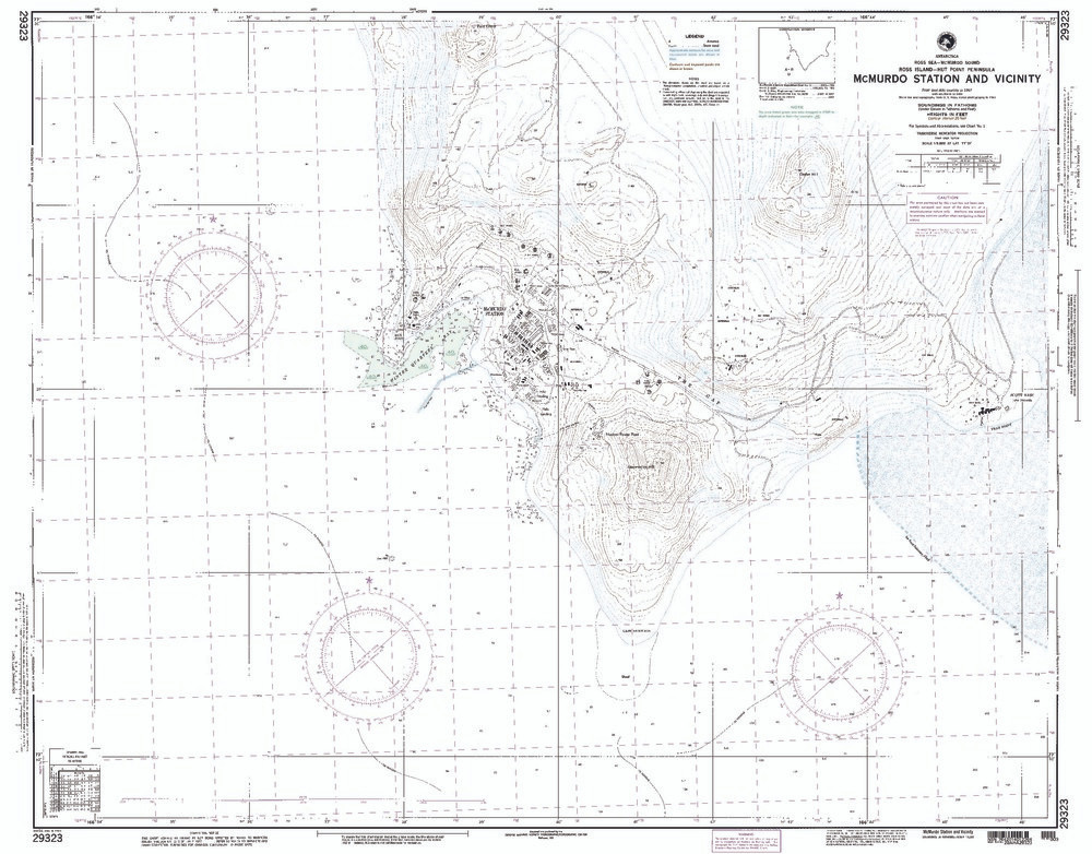 NGA Chart 29323: Mc Murdo Sta and Vicinity