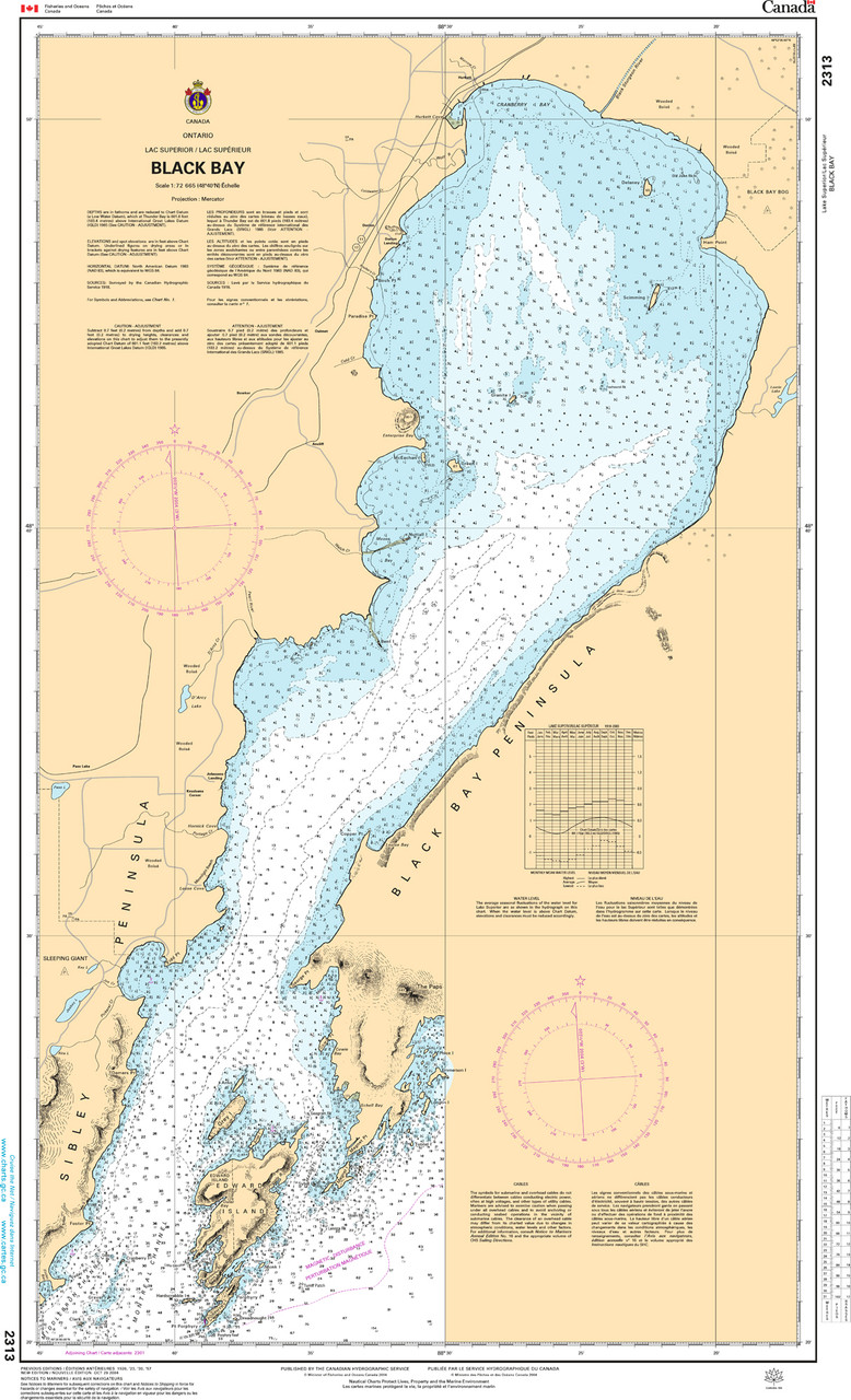 CHS Chart 2313: Black Bay