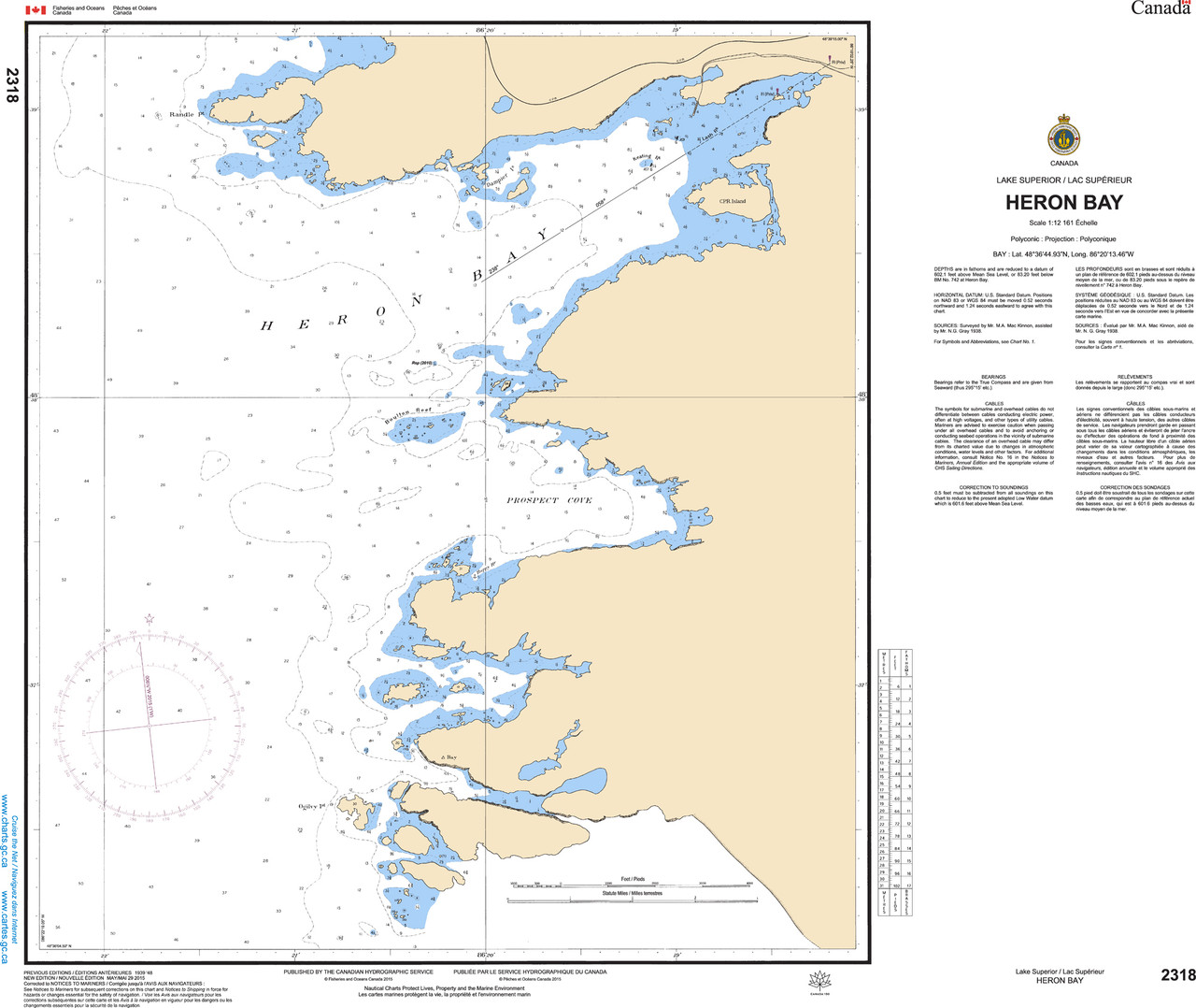 CHS Chart 2318: Heron Bay