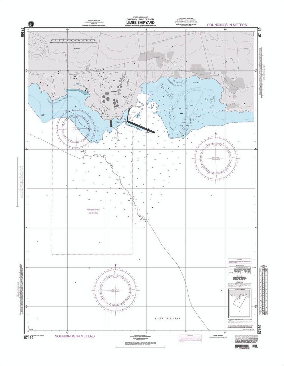 NGA Chart 57169: Limbe Shipyard