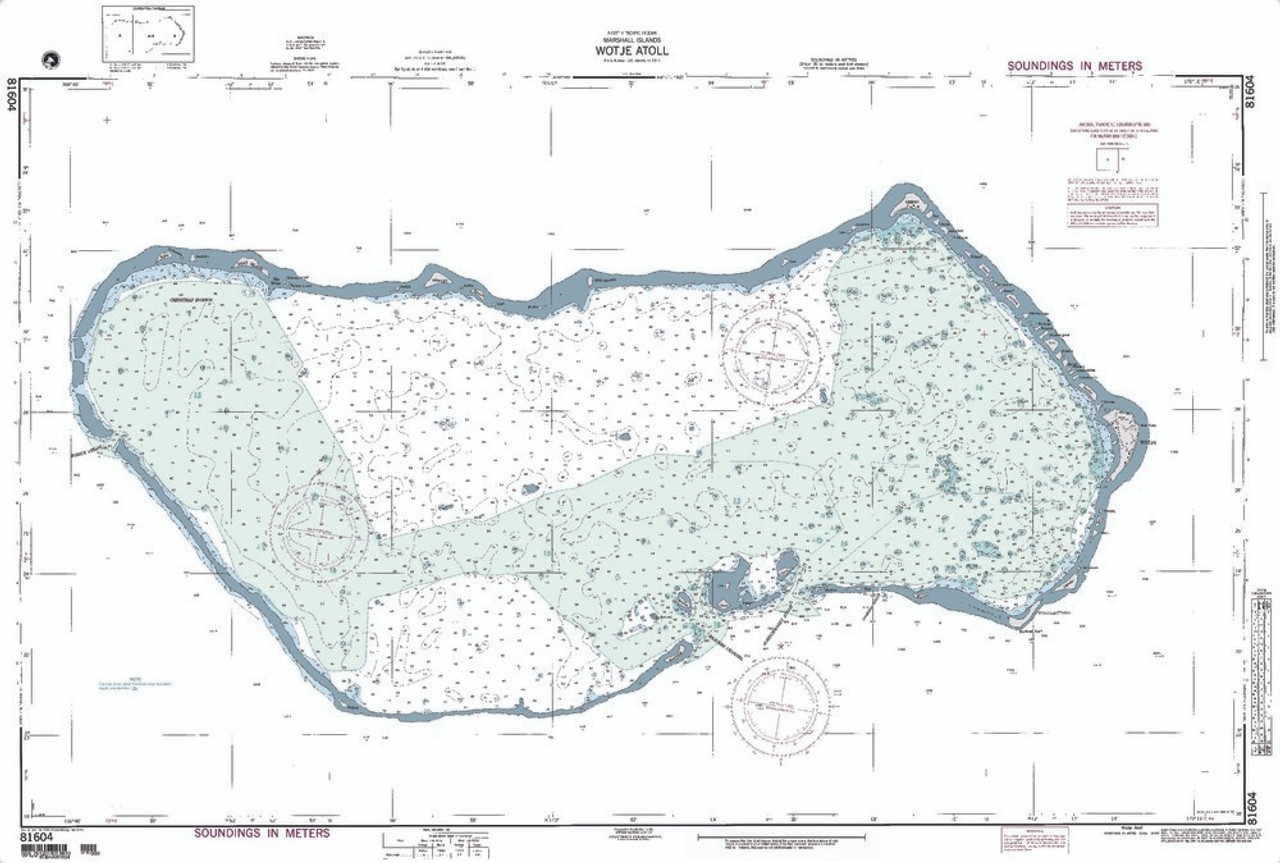 NGA Chart 81604: Wotje Atoll:Marshall Islands
