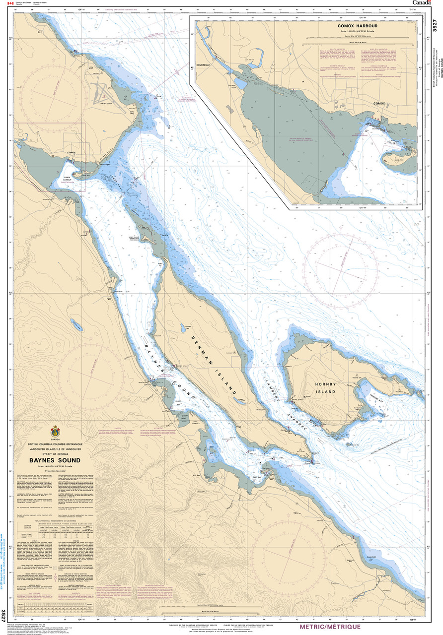 CHS Chart 3527: Baynes Sound