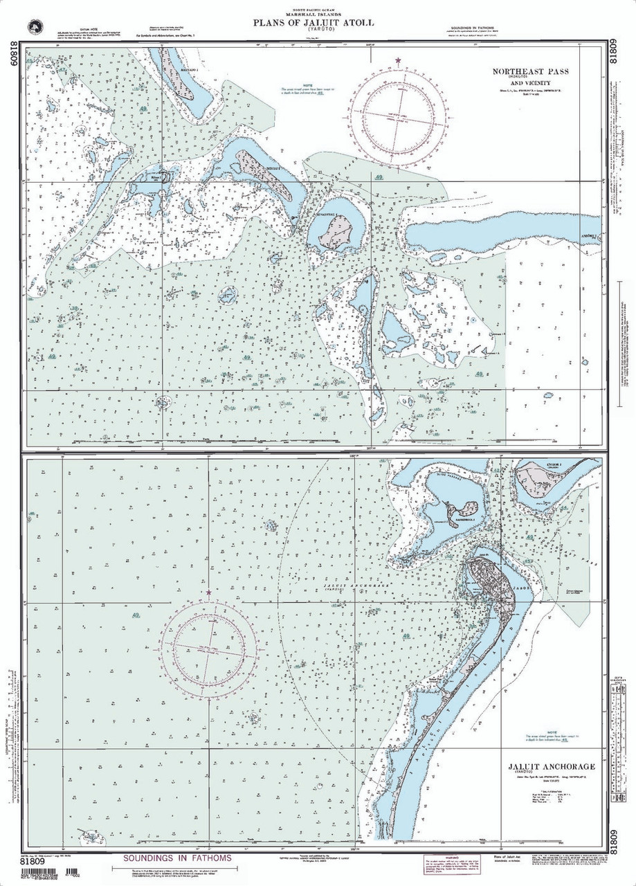 NGA Chart 81809: Northeast Pass